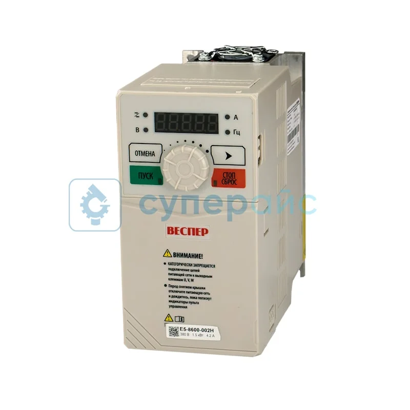 Преобразователь частоты Веспер Е5-8600 1.5 кВт -002H фото 1
