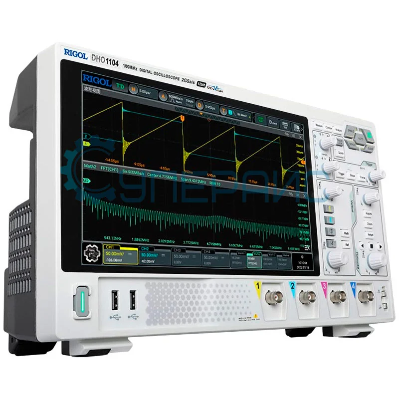 Настольный цифровой осциллограф RIGOL DHO1104 (4 канала х 100 МГц) фото 4