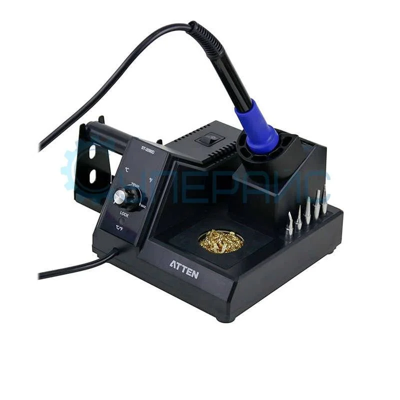 Паяльная станция ATTEN ST-2090D с держателем проволоки для пайки фото 2