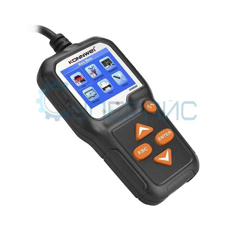 Прибор для проверки аккумуляторных батарей автомобилей Konnwei KW650 фото 3