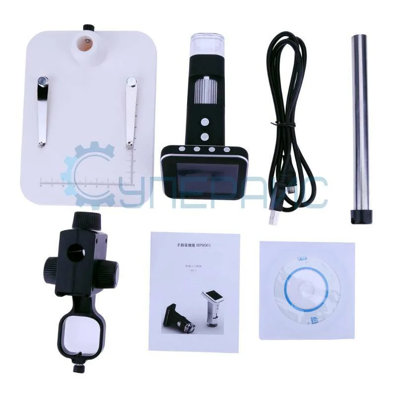 Портативный цифровой USB микроскоп 500X с LCD-экраном фото 6