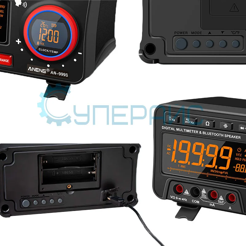 Мультиметр с Bluetooth ANENG AN-999S (18 в 1) фото 2