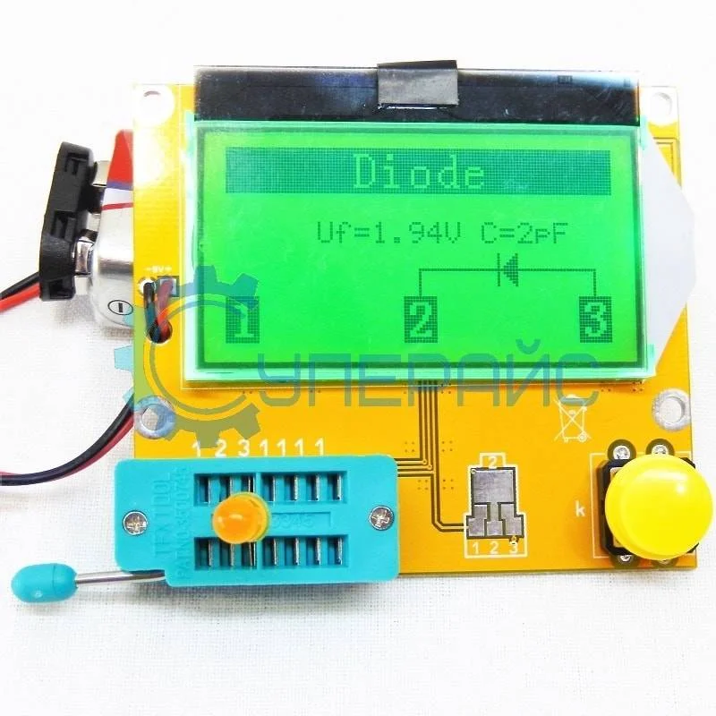 Многофункциональный измеритель LCR-T4 (RLC, ESR, транзисторы) фото 5