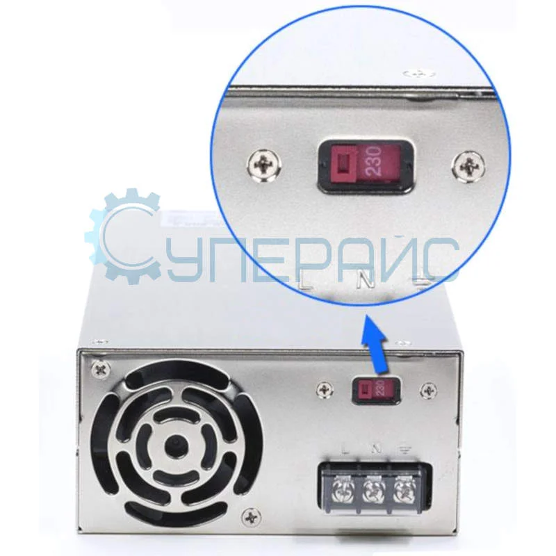 Блок питания Mean Well SE-600-12 фото 3