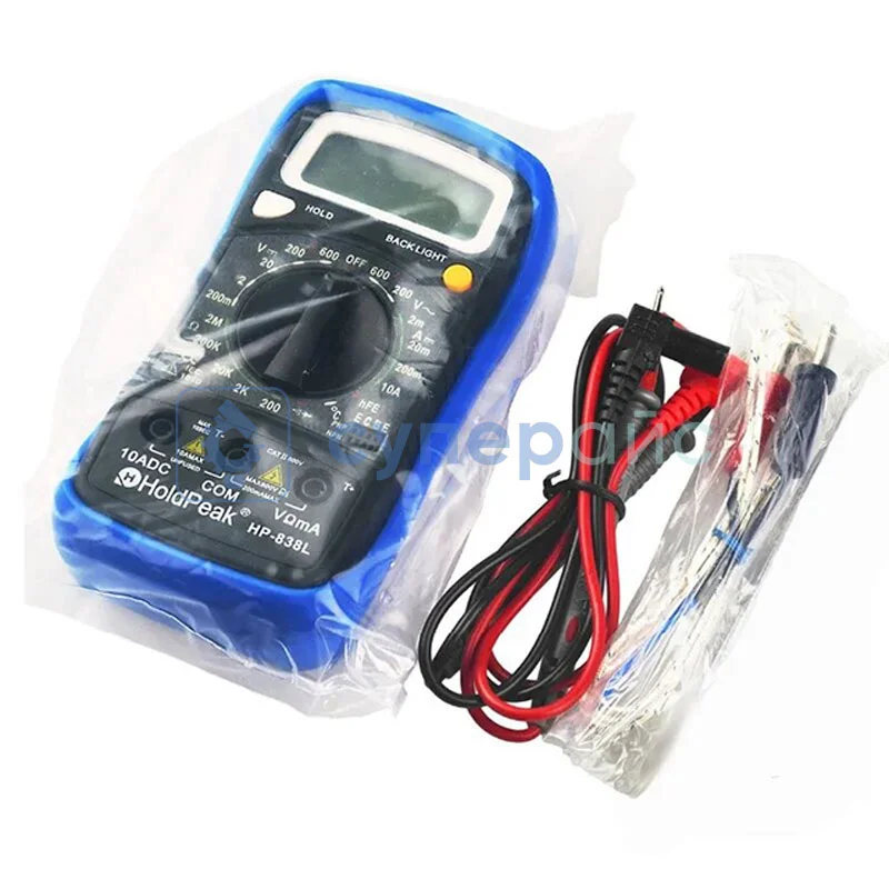 Мультиметр HoldPeak HP-838L фото 4