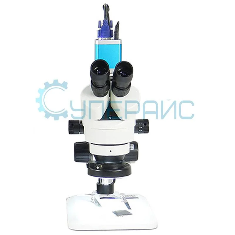 Стереомикроскоп Saike Digital SK2100H2VD-S с цифровой камерой фото 1