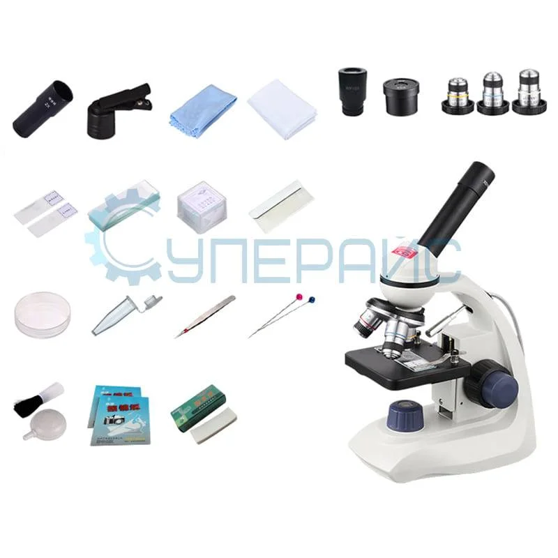 Монокулярный биологический микроскоп JNOEC AS1 2000X фото 2