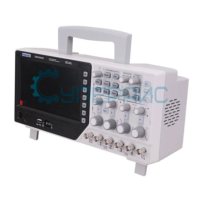 Запоминающий осциллограф Hantek DSO4204C (4 канала, 200 МГц) фото 2