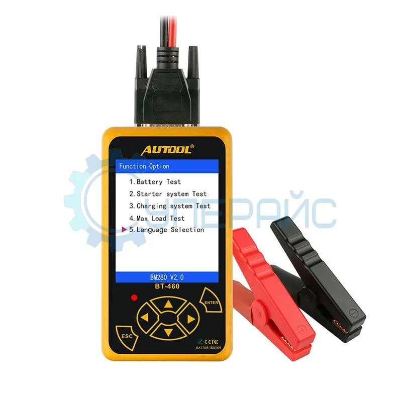 Тестер автомобильных АКБ AUTOOL BT460 фото 1
