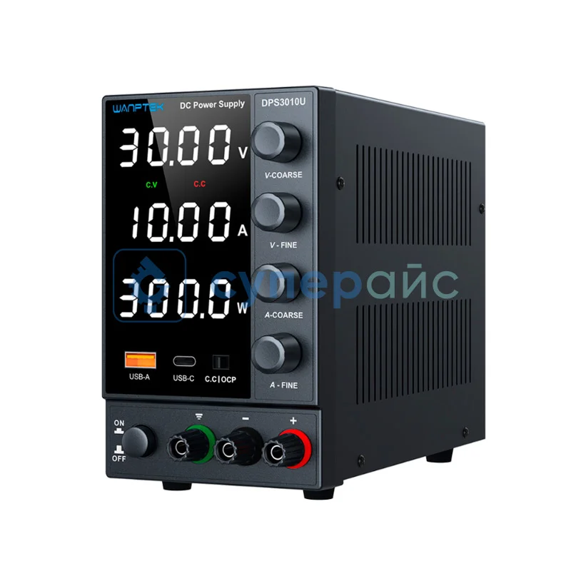 Мини импульсный блок питания Wanptek DPS3010U (30В, 10А) фото 1