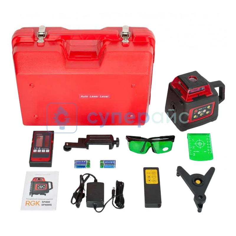Лазерный нивелир RGK SP-400G фото 3