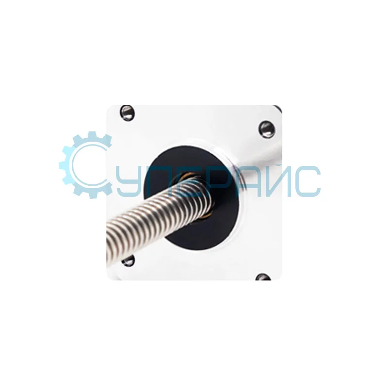 Электромотор шаговый с вал-гайкой UMot 42HSС1431 Tr8 * 2 (NEMA 17) фото 2