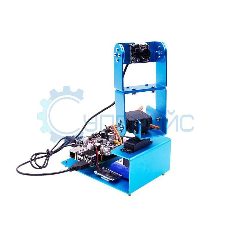 Робот-конструктор с камерой Yahboom Raspberry Pi 4B (4GB) Pi-motion AI Camera platform фото 1