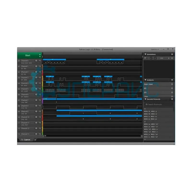 Цифровой логический анализатор Zaleae Logic 16 фото 6