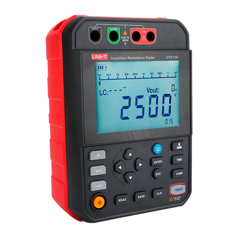 Тестер сопротивления изоляции UNI-T UT512D фото 2