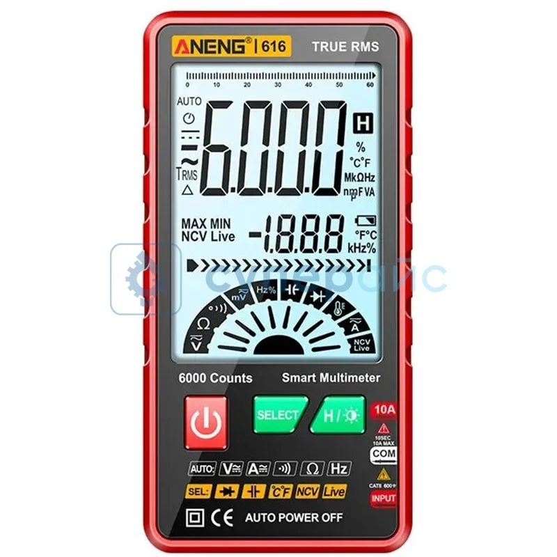 Интеллектуальный цифровой мультиметр ANENG 616 фото 1