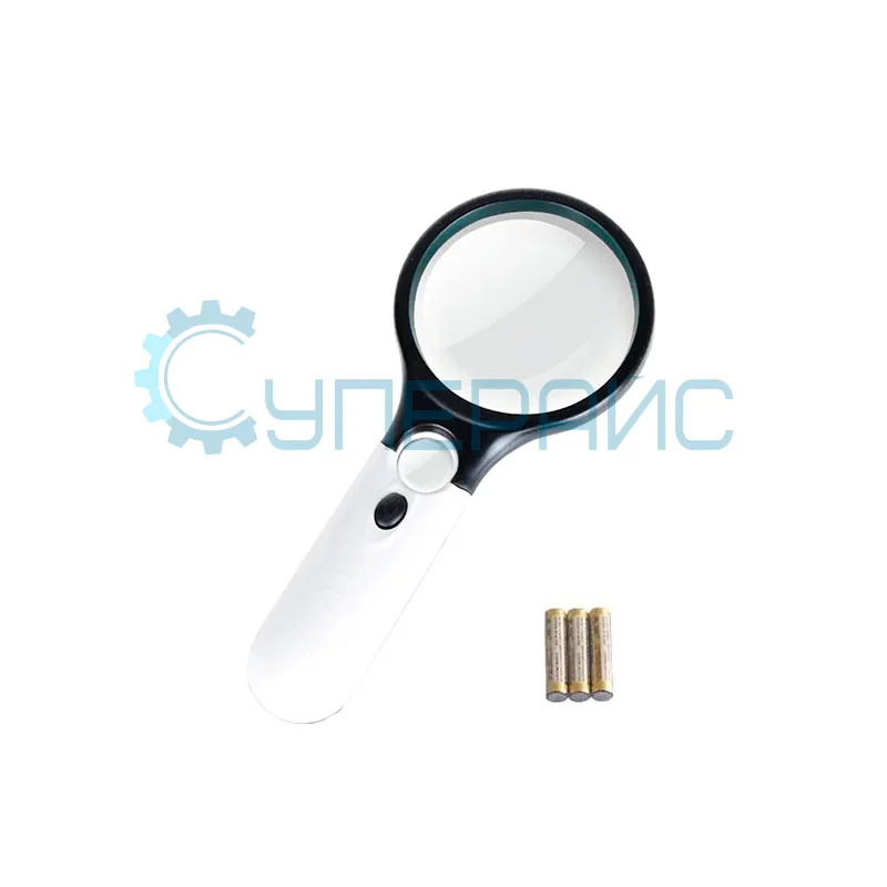 Лупа ручная ZQ-103 со светодиодной подсветкой фото 1