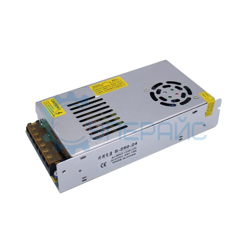 Блок питания Kejian S-250-24 (24В, 10А, 240Вт) фото 1