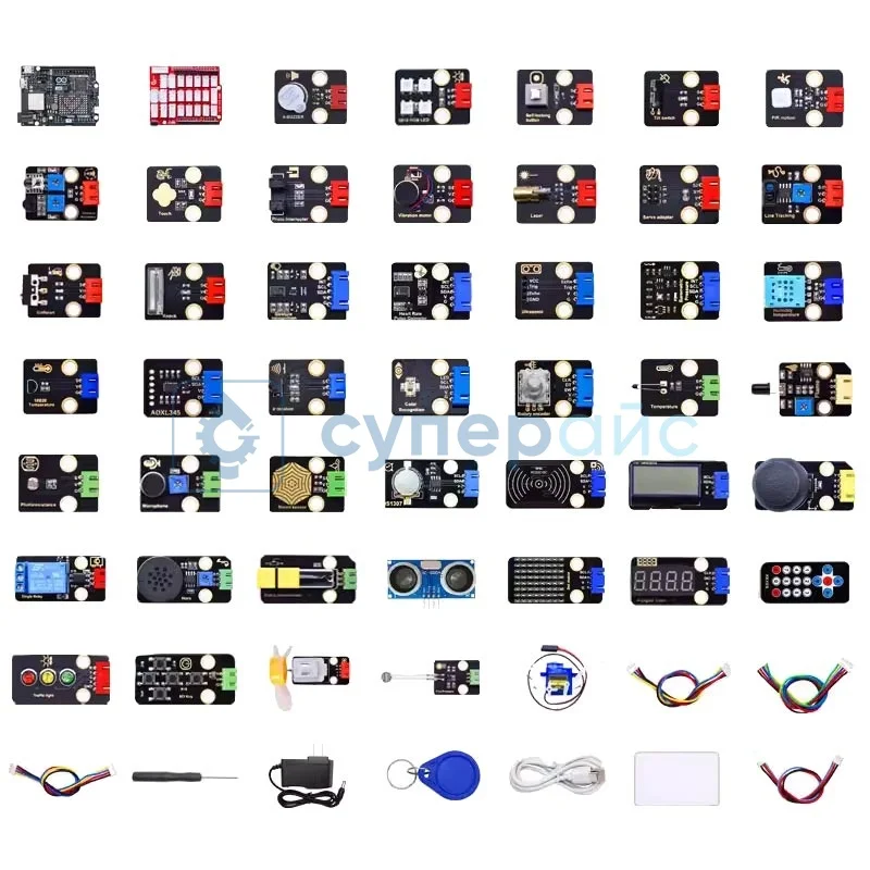 Набор KEYES 42 в 1 на базе Arduino UNO R4 WiFi фото 1