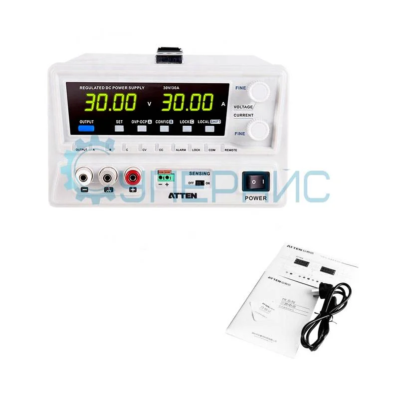 Программируемый источник питания постоянного тока ATTEN CP900 (30В, 30А) фото 3