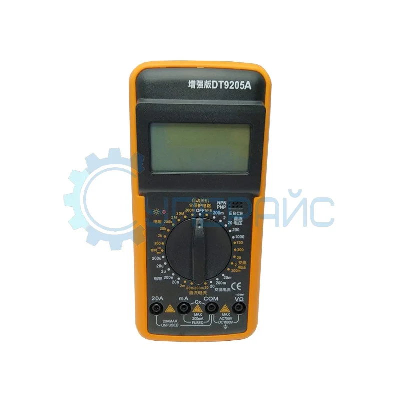 Переносной мультиметр DT9205A фото 1