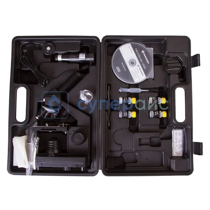 Микроскоп цифровой Bresser 40–1024x, в кейсе фото 8