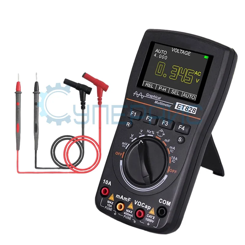 Портативный осциллограф TOOLTOP ET828 (1 канал, 1 МГц) фото 2