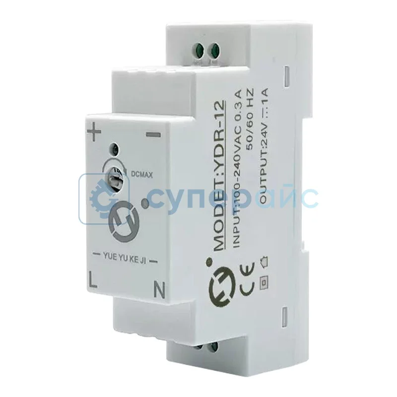 Источник питания под ДИН рейку Yueyu YDR-24V-1A фото 1