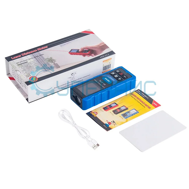 Перезаряжаемый лазерный дальномер Noyafa NF-275L 60м фото 5