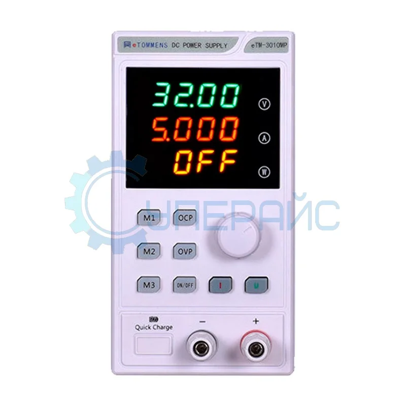 Одноканальный программируемый блок питания eTOMMENS eTM-3010MP (30В, 10А) фото 1