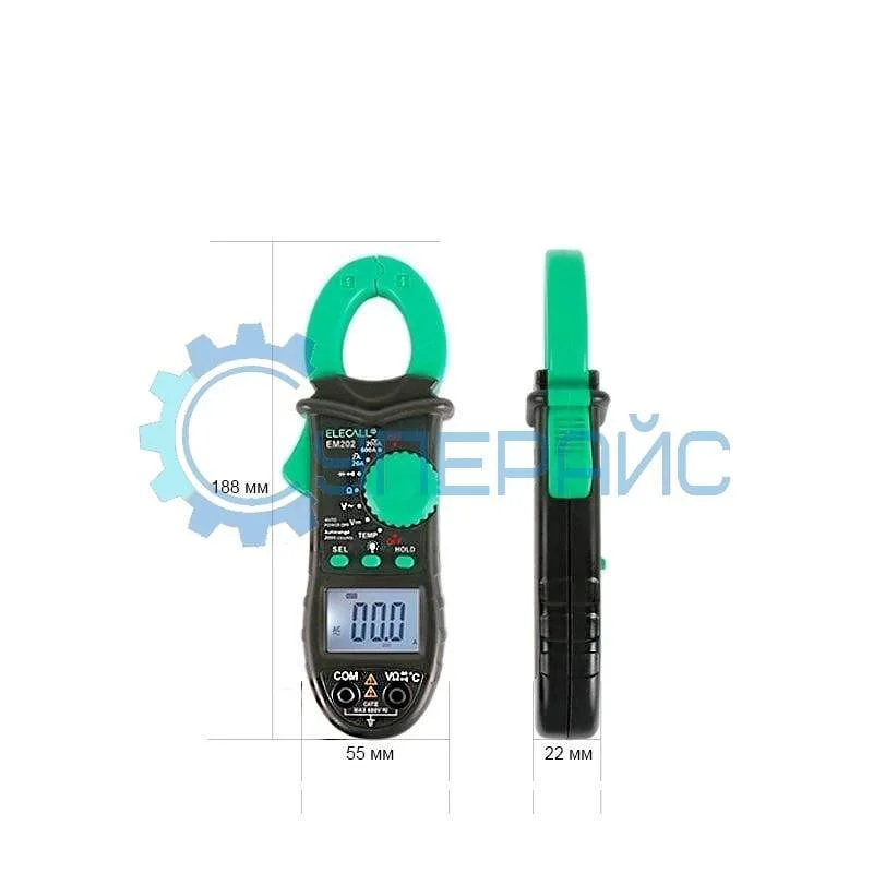Мультиметр (токоизмерительные клещи) ELECALL EM202 фото 2
