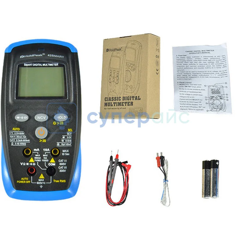 Мультиметр цифровой HoldPeak 42SMART фото 2