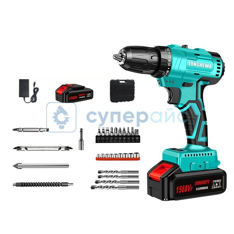 Аккумуляторный шуруповерт Longhewa 1588Vf фото 1