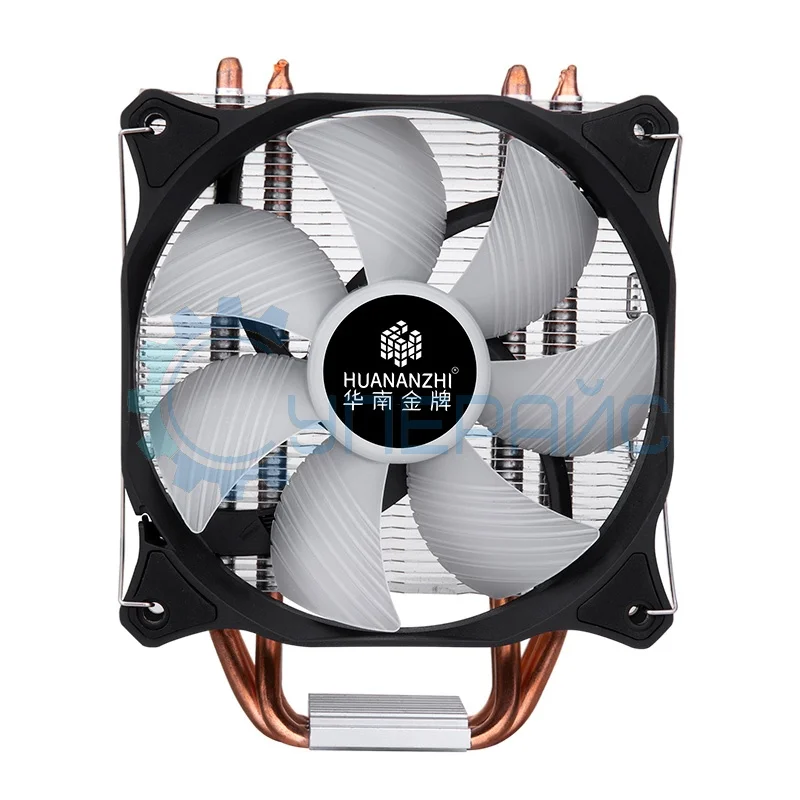 Процессорный кулер HUANANZHI A500, 4 медные тепловые трубки фото 1