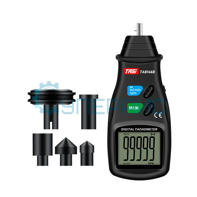Цифровой контактный тахометр TASI TA8146B фото 2