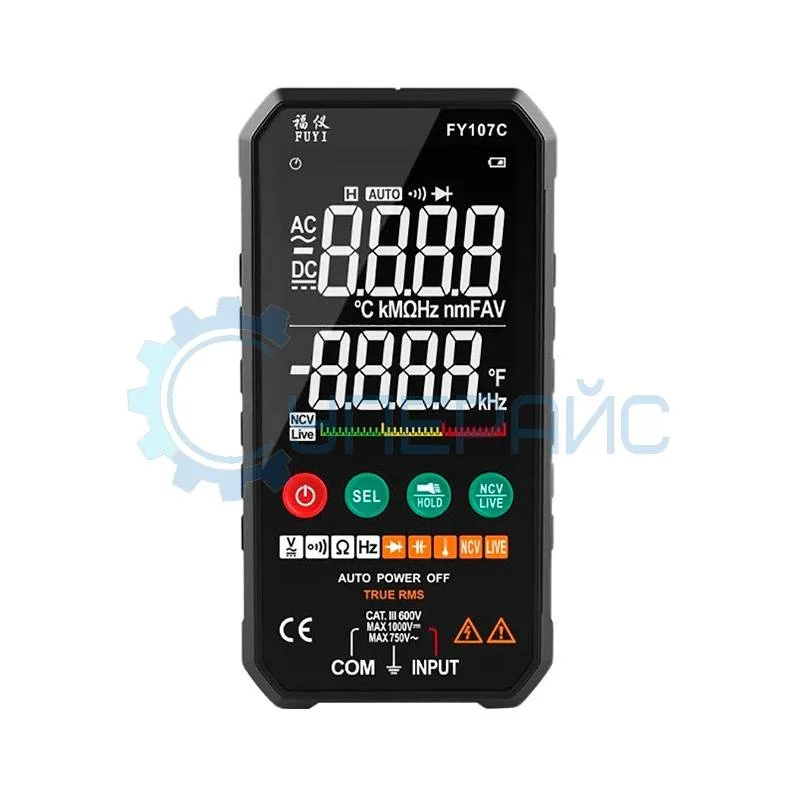 Цифровой смарт-мультиметр FUYI FY107C фото 1