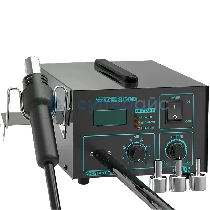 Паяльная станция с феном ANLIXIN 860D фото 1