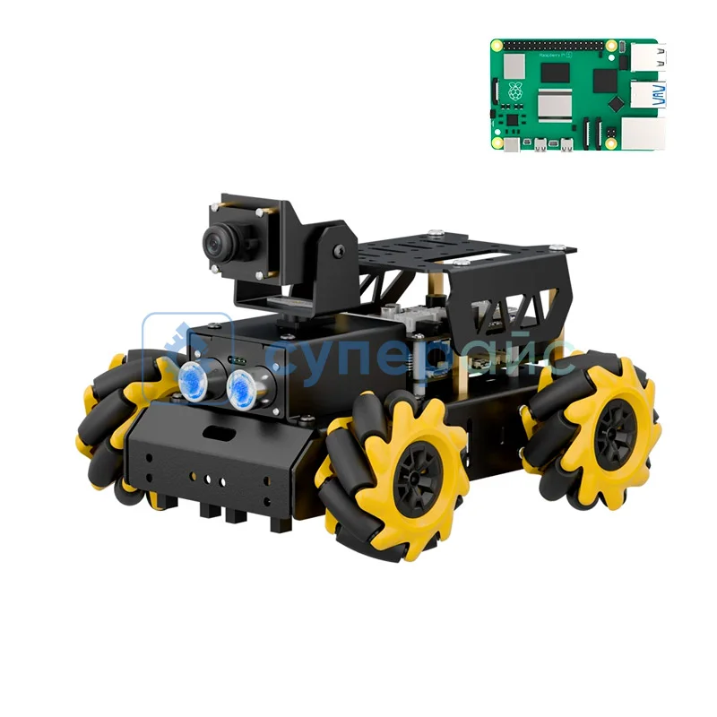 Четырехколесный робот-машинка TurboPi 5 фото 1