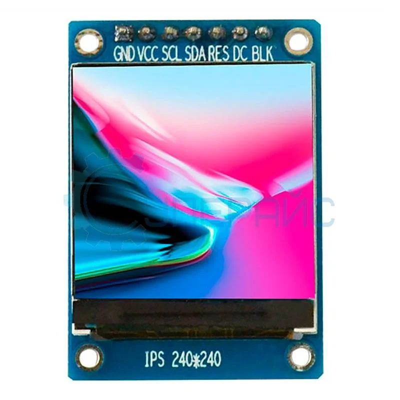 Модуль цветного дисплея IPS TFT 240x240 1.3 дюйма фото 1