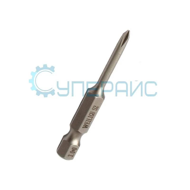 Бита крестовая WEILIGU PH0 50 мм фото 2