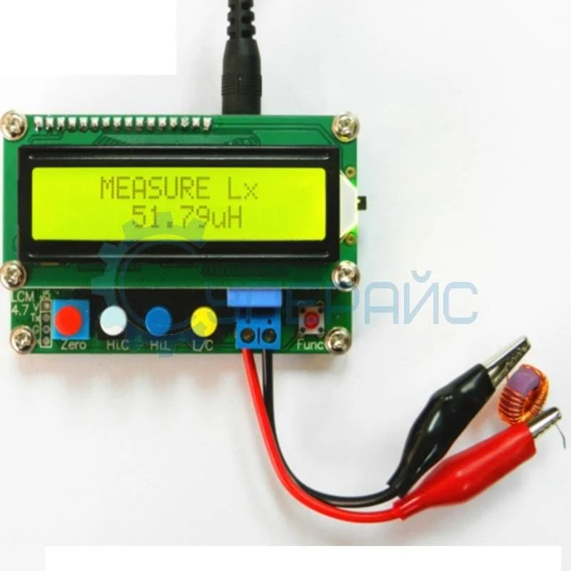 Измеритель емкости и индуктивности JUNTEK LC100-A с щупами для SMD фото 5