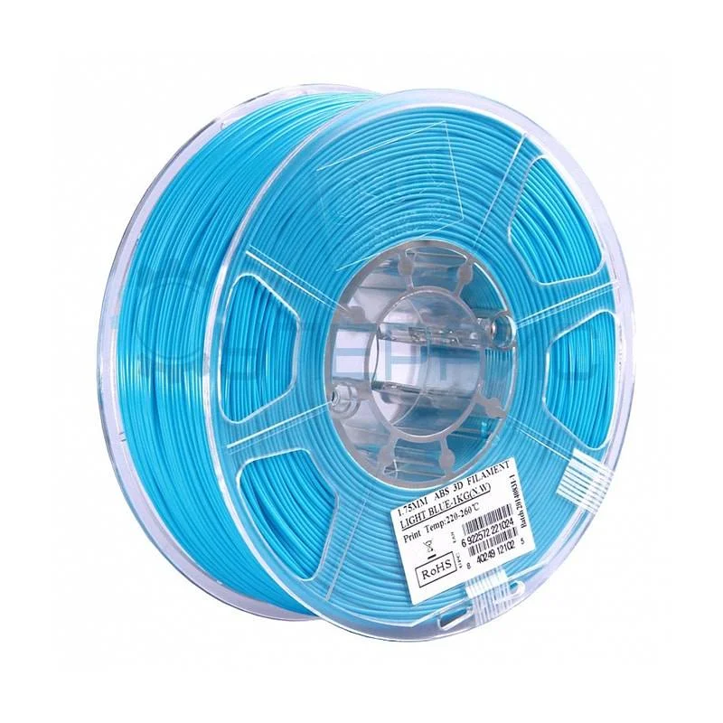 PLA пластик 3,00 мм ESUN голубой 1 кг фото 1