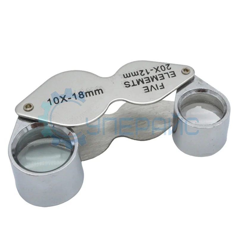 Ювелирная лупа-триплет (10x-20x) фото 1