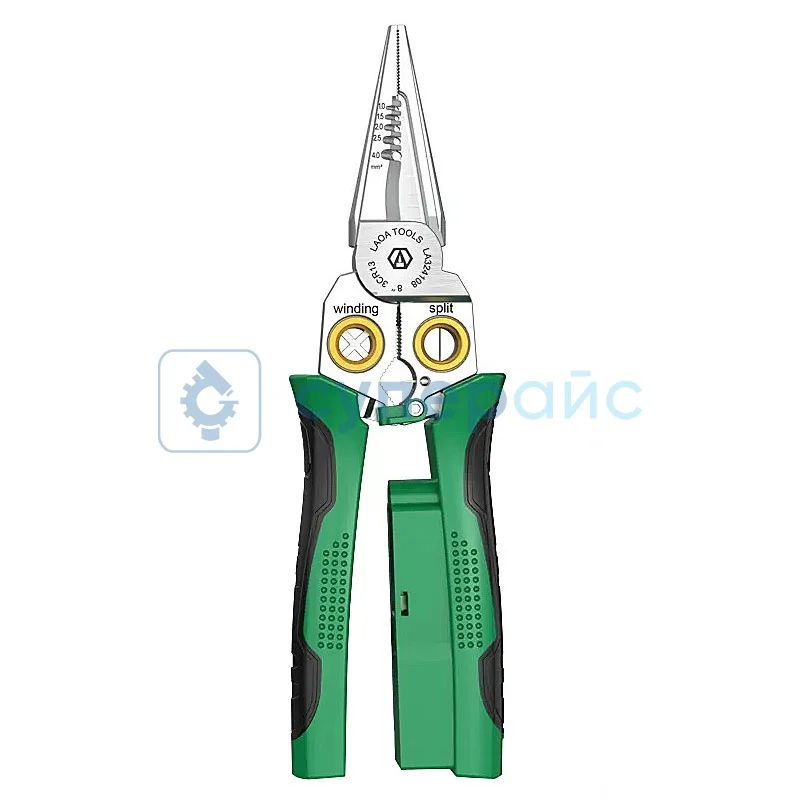 Плоскогубцы для зачистки и обжимки проводов LAOA LA324108 фото 1