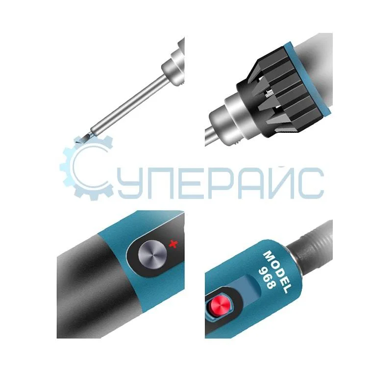 Цифровой USB паяльник CXG 968-I, 230 Вт фото 4