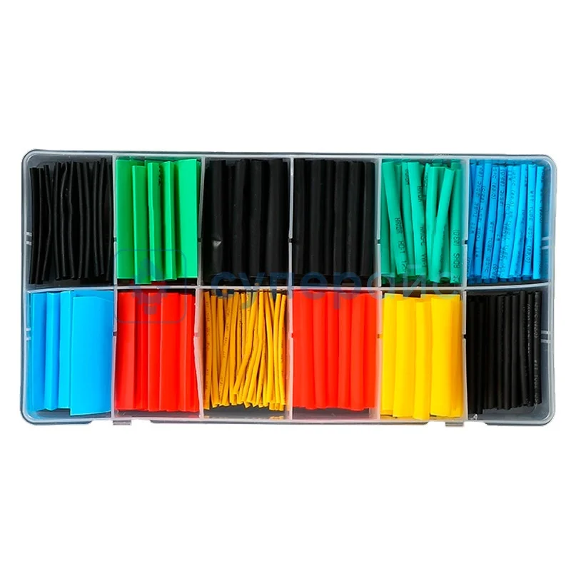 Набор термоусадочных трубок 280 шт фото 1