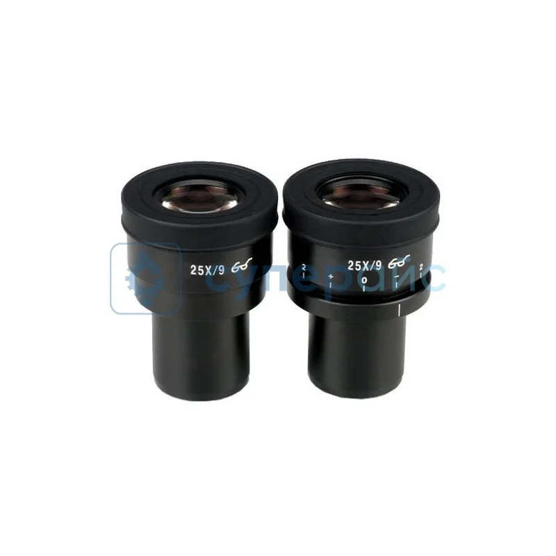 Широкоугольный окуляр AmScope EP25X30F с регулировкой фокуса фото 1