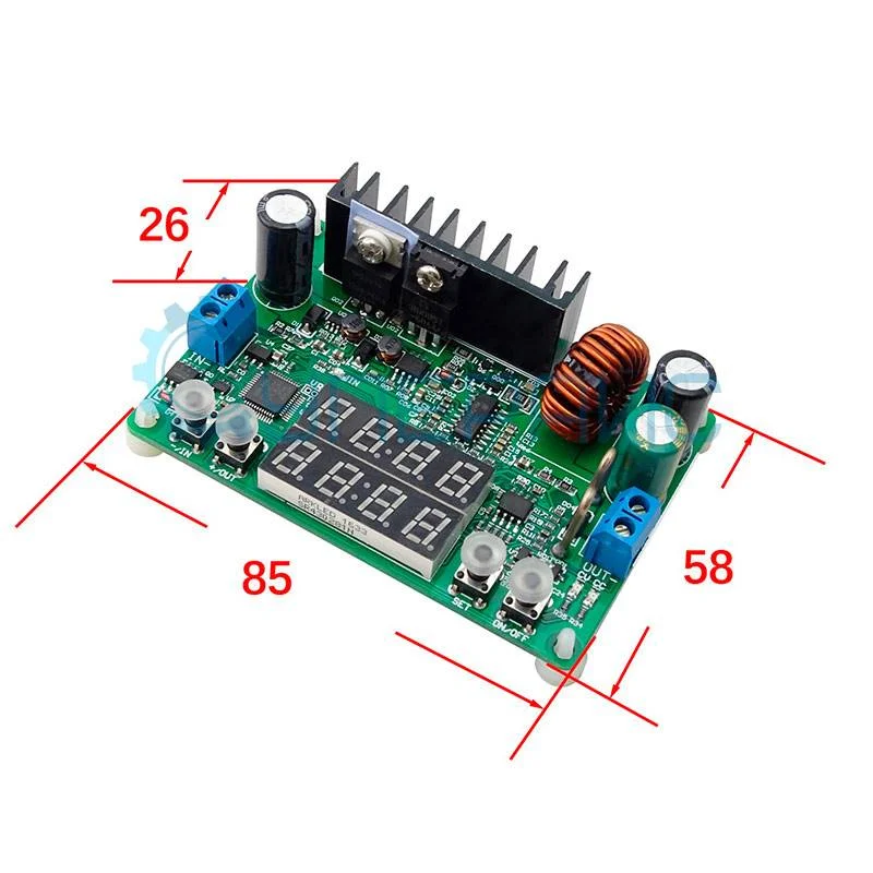 Высокоточный преобразователь RuiDeng DP30V5A-L со съемными сегментными индикаторами фото 3
