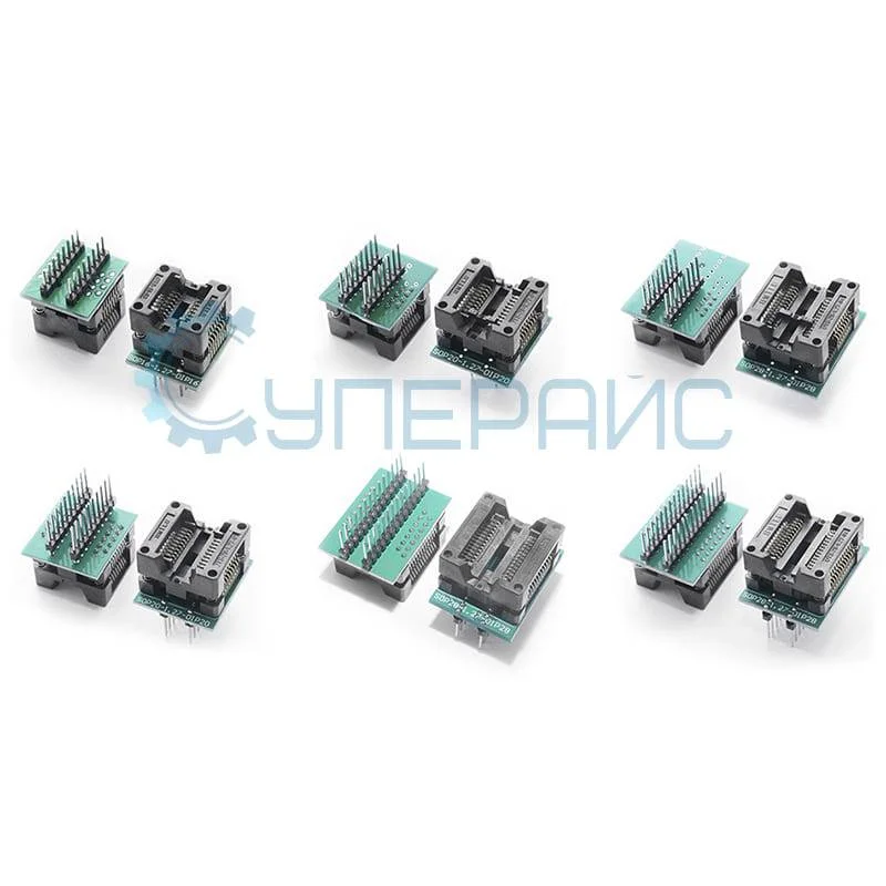 Набор адаптеров для программирования микросхем (20 шт.) фото 2