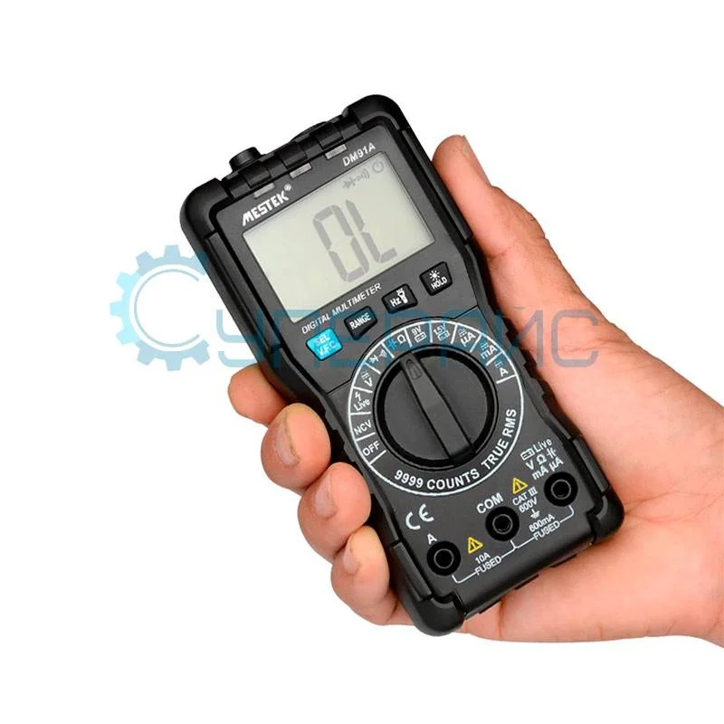 Малогабаритный цифровой мультиметр Mestek DM91A фото 4